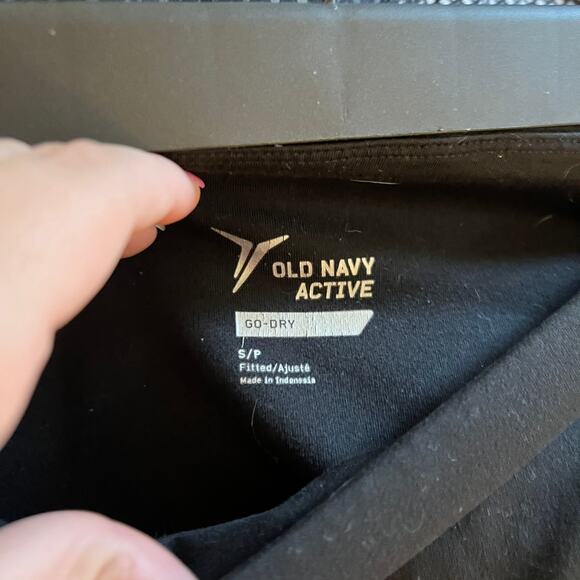 Old Navy Active Go-Dry Black Leggings Hi-Rise Pull-On Stretch Sportswear Sz S/P - Picture 5 of 6